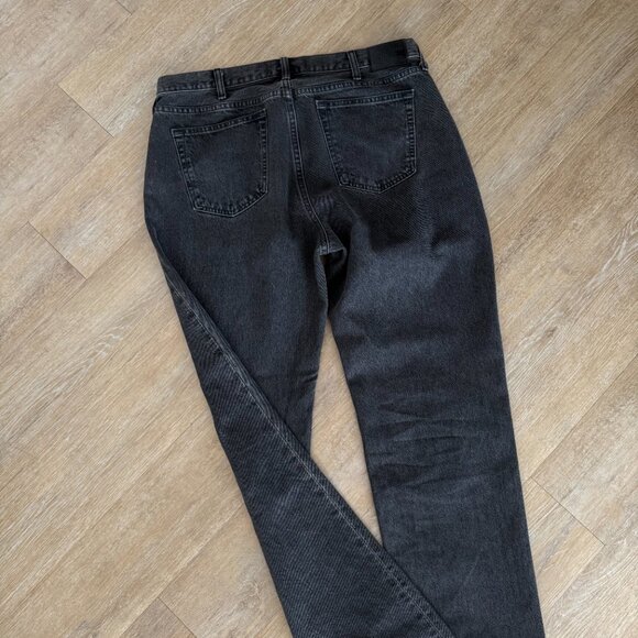 ABERCROMBIE & FITCH Rigid Denim - Loose - Washed Black - Picture 4 of 7